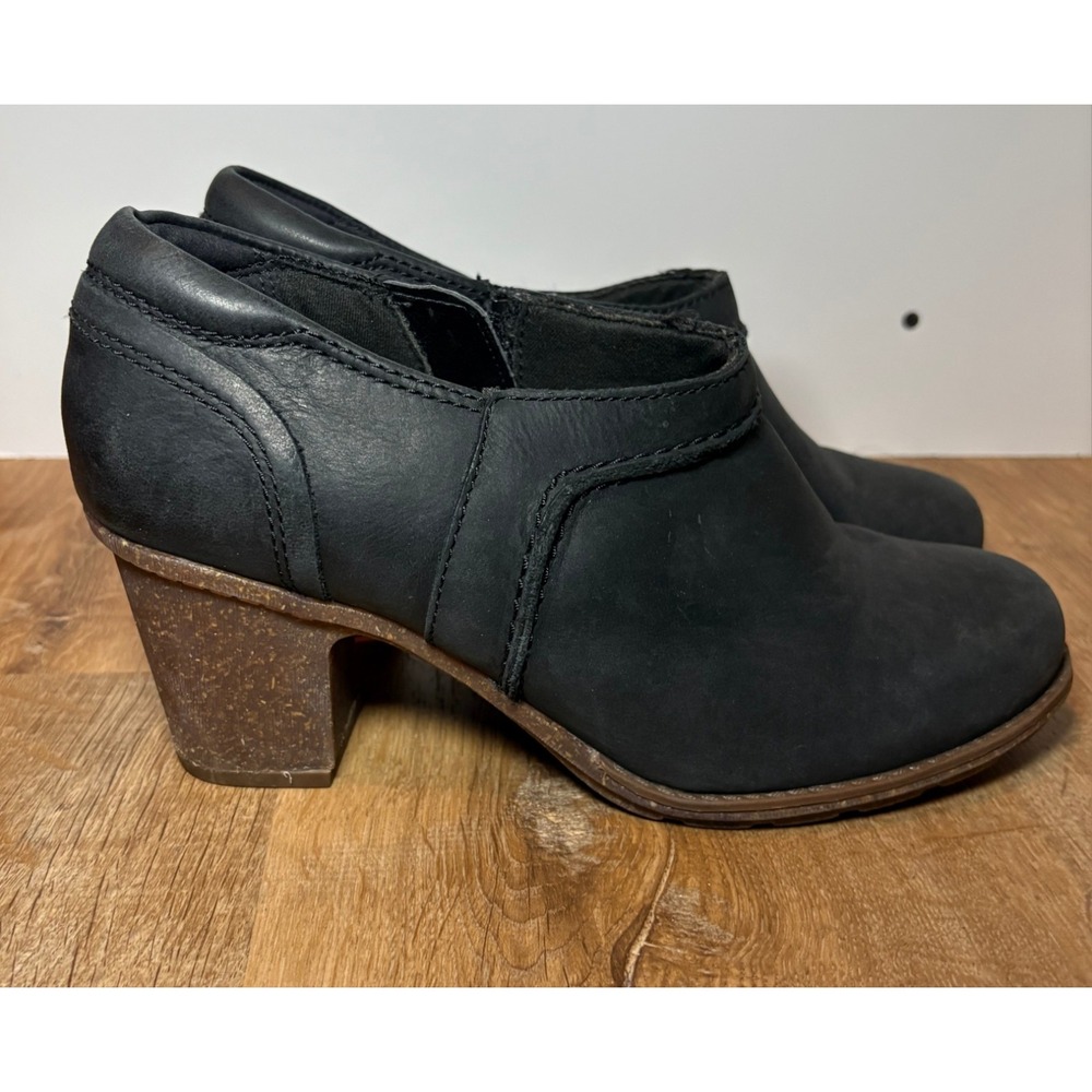 Clarks Womens Sashlin Aleta High Heel Bootie‎ Shoes, Black, US 7.5m